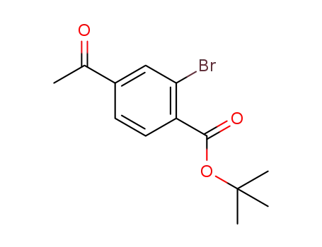 Molecular Structure of 885269-93-2 ((4-ACETYL-2-BROMO-PHENYL)-CARBAMIC ACID TERT-BUTYL ESTER)
