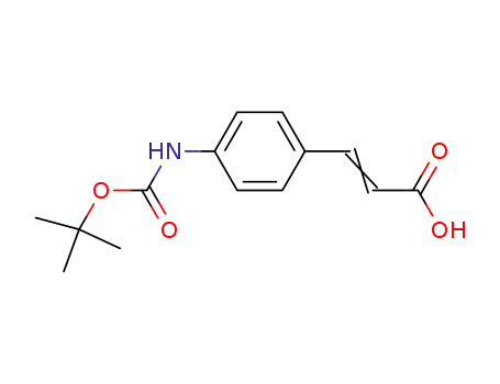 3-{4-[(tert-Butoxycarbonyl)amino]phenyl}prop-2-enoic acid