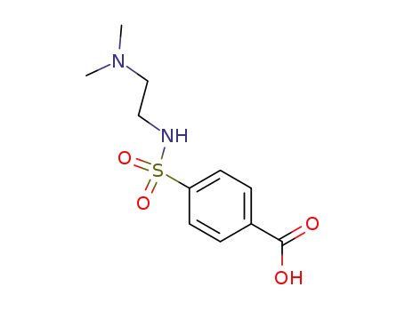 Molecular Structure of 31816-72-5 (4-({[2-(dimethylamino)ethyl]amino}sulfonyl)benzoic acid)