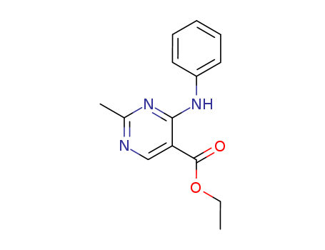 ethyl 4-anilino-2-methyl-pyrimidine-5-carboxylate