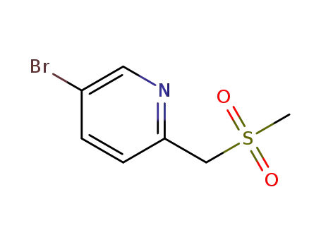 Molecular Structure of 1352754-05-2 (5-bromo-2-[(methylsulfonyl)methyl]Pyridine)