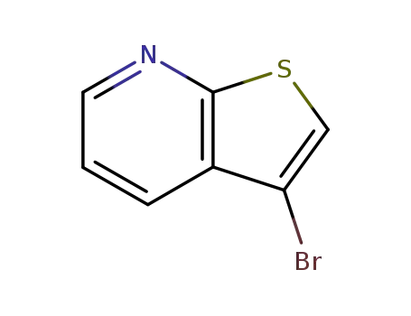 Molecular Structure of 28988-21-8 (3-Bromothieno[2,3-b]pyridine)