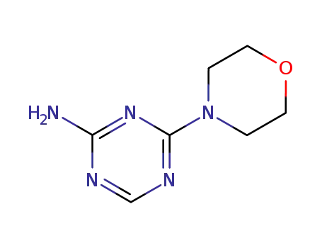 Molecular Structure of 2045-25-2 (2-AMINO-4-MORPHOLINO-S-TRIAZINE)