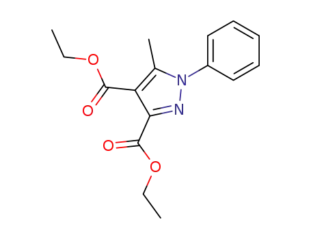 diethyl 5-methyl-1-phenyl-1H-pyrazole-3,4-dicarboxylate