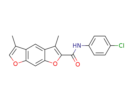 N-(4-chlorophenyl)-3,5-dimethylbenzo[1,2-b:5,4-b']difuran-2-carboxamide
