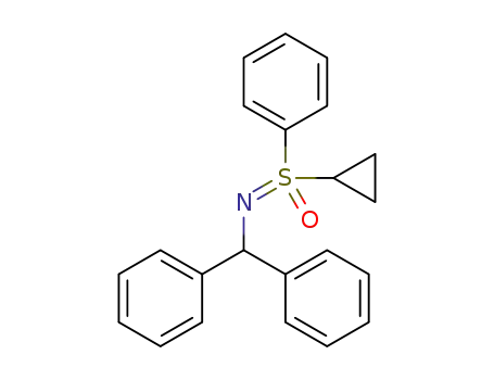 N-diphenylmethyl-S,S-cyclopropylphenylsulfoximine