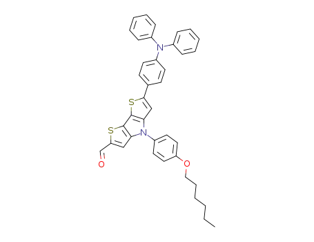 6-(4-(diphenylamino)phenyl)-4-(4-(hexyloxy)phenyl)-4H-dithieno[3,2-b:2',3'-d]pyrrole-2-carbaldehyde