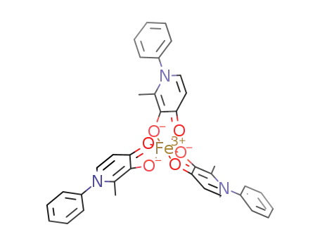 (3-hydroxy-2-methyl-1-phenyl-4(1H)-pyridinato)iron(III)