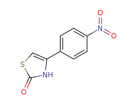 Molecular Structure of 2104-08-7 (4-(4-NITROPHENYL)-2(3H)-THIAZOLONE)