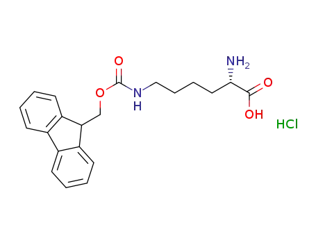 (S)-2-amino-6-(9H-fluoren-9-ylmethoxycarbonylamino)hexanoic acid hydrochloride
