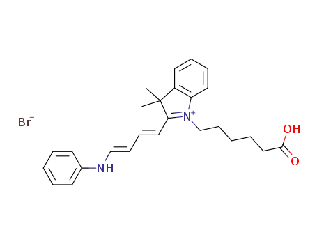 1-(5-carboxypentyl)-3,3-dimethyl-2-[(1E,3E)-4-(phenylamino)buta-1,3-dien-1-yl]-3H-indolium bromide