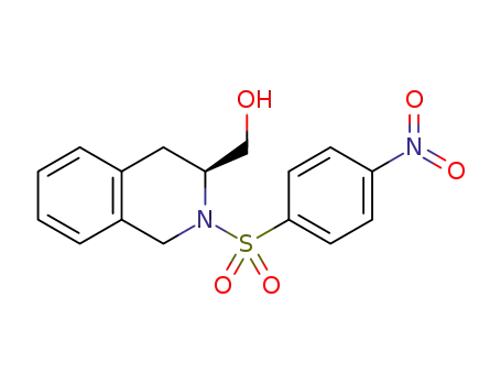 (S)-(2-((4-nitrophenyl)sulfonyl)-1,2,3,4-tetrahydroisoquinolin-3-yl)methanol
