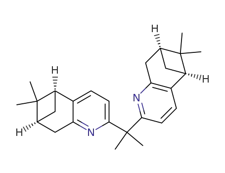 Molecular Structure of 502852-27-9 (5,7-Methanoquinoline,
2,2'-(1-methylethylidene)bis[5,6,7,8-tetrahydro-6,6-dimethyl-,
(5S,5'S,7S,7'S)-)