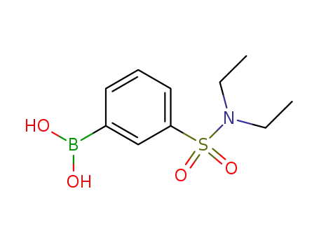 Molecular Structure of 871329-58-7 (3-(N,N-DIETHYLSULPHONAMIDO)BENZENEBORONIC ACID)