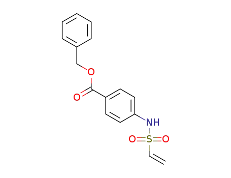 Molecular Structure of 1610861-40-9 (benzyl 4-(vinylsulfonamido)benzoate)