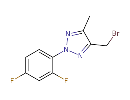 4-(bromomethyl)-2-(2,4-difluorophenyl)-5-methyl-2H-1,2,3-triazole
