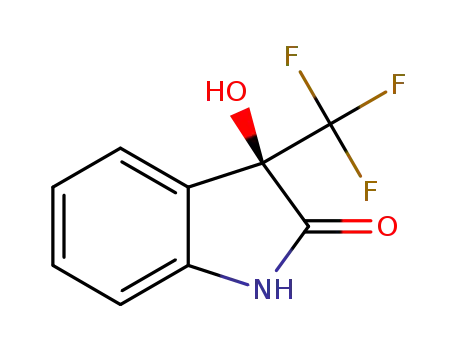 Molecular Structure of 1446687-32-6 (3-hydroxy-3-(trifluoromethyl)indolin-2-one)
