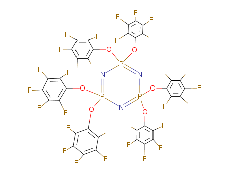 1,3,5,2,4,6-Triazatriphosphorine,2,2,4,4,6,6-hexahydro-2,2,4,4,6,6-hexakis(pentafluorophenoxy)- (7CI,8CI,9CI) cas  2195-57-5