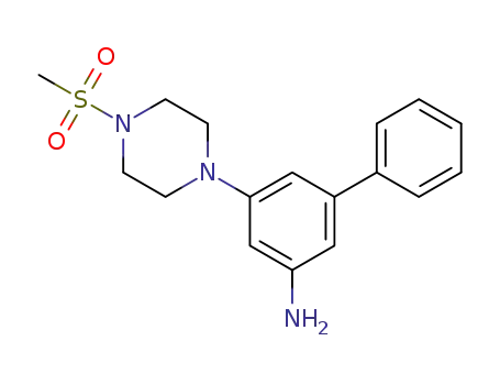 5-[4-(methylsulfonyl)piperazin-1-yl]biphenyl-3-amine