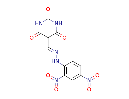 5-Pyrimidinecarboxaldehyde,hexahydro-2,4,6-trioxo-, 5-[2-(2,4-dinitrophenyl)hydrazone] cas  29955-41-7