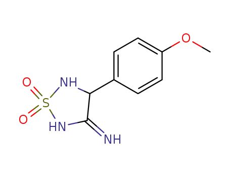 1,2,5-Thiadiazol-3-amine, 4,5-dihydro-4-(4-methoxyphenyl)-,
1,1-dioxide