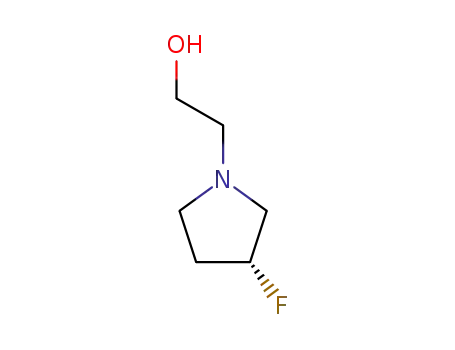 1-피롤리딘에탄올,3-플루오로-,(3R)-(9CI)