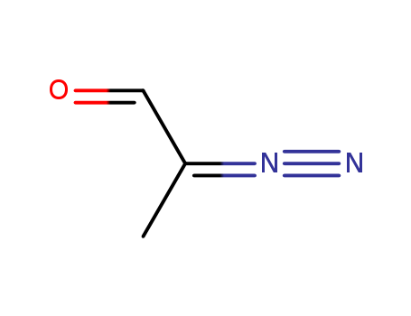 Molecular Structure of 19547-06-9 (Propanal, 2-diazo-)
