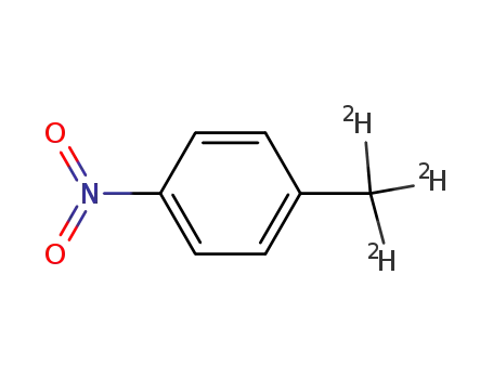 Molecular Structure of 23346-24-9 (4-NITROTOLUENE-A,A,A-D3)