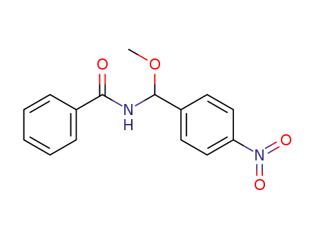 Benzamide, N-[methoxy(4-nitrophenyl)methyl]-