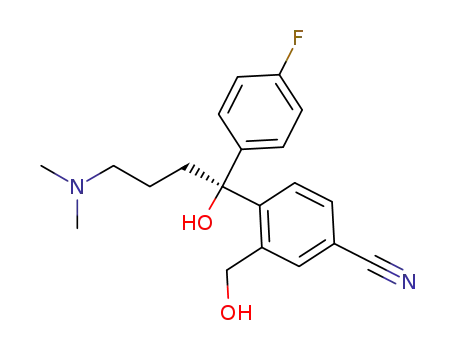 4-[(1R)-4-(dimethylamino)-1-(4-fluorophenyl)-1-hydroxybutyl]-3-(hydroxymethyl)benzonitrile