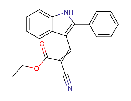 ethyl (2E)-2-cyano-3-(2-phenyl-1H-indol-3-yl)acrylate