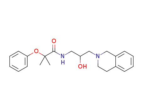 Molecular Structure of 1616074-91-9 (N-(3-(3,4-dihydroisoquinolin-2(1H)-yl)-2-hydroxypropyl)-2-methyl-2-phenoxypropanamide)