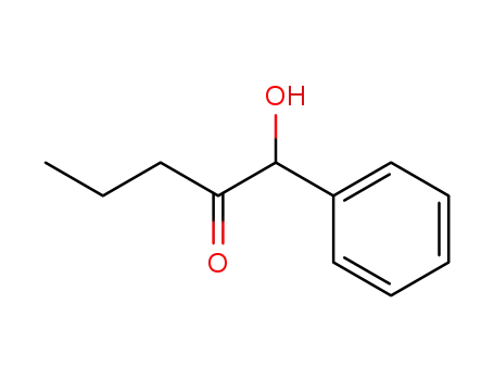 Molecular Structure of 68487-09-2 (2-Pentanone, 1-hydroxy-1-phenyl-)