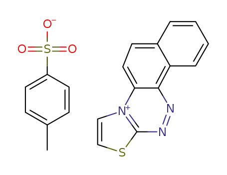 naphtho[2,1-e]thiazolo[2,3-c][1,2,4]triazin-4-ium tosylate