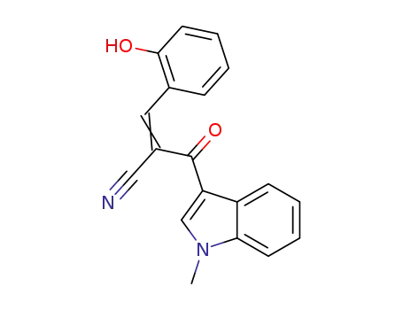 3-(2-hydroxyphenyl)-2-(1-methyl-1H-indole-3-carbonyl)acrylonitrile