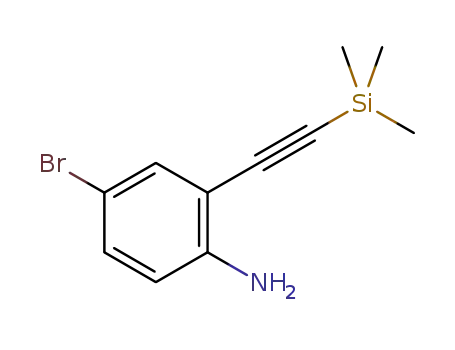 4-bromo-2-((trimethylsilyl)ethynyl)aniline