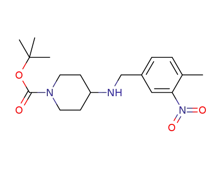 4-(4-methyl-3-nitro-benzylamino)-piperidine-1-carboxylic acid tert-butyl ester