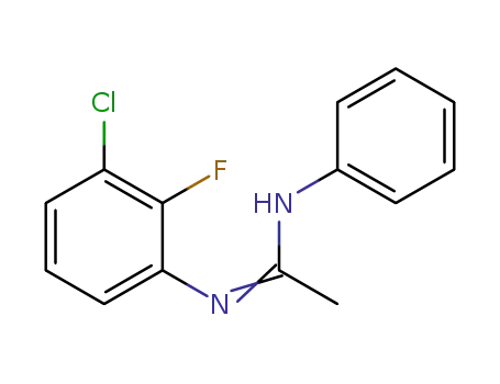 N'-(3-chloro-2-fluorophenyl)-N-phenylacetimidamide