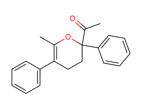 Ethanone, 1-(3,4-dihydro-6-methyl-2,5-diphenyl-2H-pyran-2-yl)-