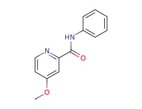 Molecular Structure of 126798-20-7 (2-Pyridinecarboxamide, 4-methoxy-N-phenyl-)