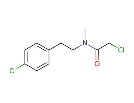 Molecular Structure of 1226103-88-3 (2-chloro-N-[2-(4-chlorophenyl)ethyl]-N-methylacetamide)