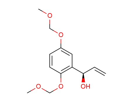 Molecular Structure of 1580541-74-7 ((R)-1-[2',5'-bis(methoxymethoxy)phenyl]prop-2-en-1-ol)