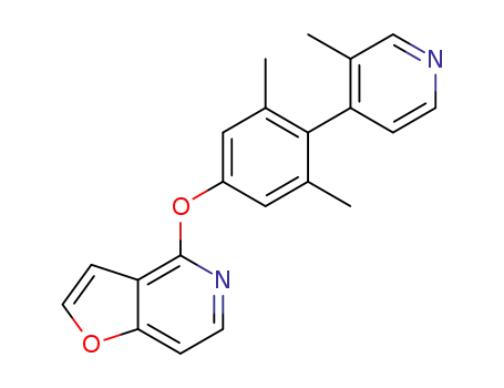 4-[3,5-dimethyl-4-(3-methylpyridin-4-yl)phenoxy]furo[3,2-c]pyridine