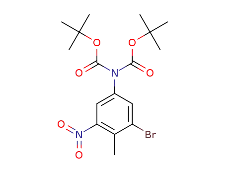 di-tert-butyl (3-amino-5-bromo-4-methylphenyl)carbamate