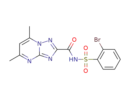 N-(2-bromophenylsulfonyl)-5,7-dimethyl-[1,2,4]triazolo[1,5-a]pyrimidine-2-carboxamide