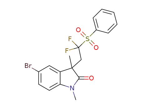 C<sub>18</sub>H<sub>16</sub>BrF<sub>2</sub>NO<sub>3</sub>S