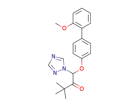 1-(2'-methoxybiphenyl-4-yloxy)-3,3-dimethyl-1-(1H-1,2,4-triazol-1-yl)butan-2-one