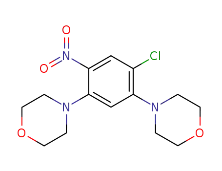 Morpholine, 4,4'-(4-chloro-6-nitro-1,3-phenylene)bis-