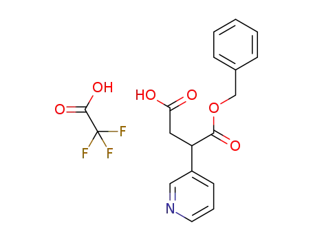 2-pyridin-3-yl-succinic acid 1-benzyl ester trifluoroacetate
