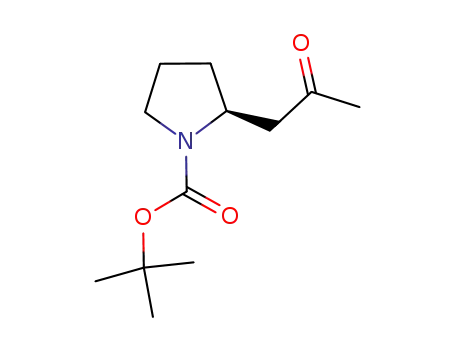tert-butyl (2S)-2-(2'-oxopropyl)pyrrolidine-1-carboxylate